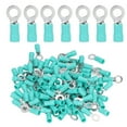 thumbnail image 1 of Insulated Wire Terminal, RV5.5-6 100PCS Crimp Connector Maximum 48A  For AWG12-10 Electrical Wires, 1 of 8