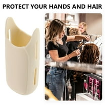 WASHWEPE 1Pcs Curling Iron Case Silicone Heat Resistant Mat Pouch for Hair Stylists and Home Use