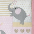 thumbnail image 4 of Bedtime Originals Eloise 3-Piece Crib Bedding Set - Pink, Gray, White, Animals, 4 of 6