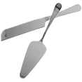 thumbnail image 3 of Raindrops 1 Set Cake Server Kit Serrated Knife Long Handle Shovel Silver For Bread Pizza, 3 of 8