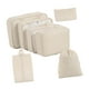 thumbnail image 5 of Juego de 7 cubos de embalaje perfecl para maletas y bolsas de viaje Beige, 5 of 8