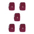 thumbnail image 2 of Cateissary Cable de carga Bolsa de almacenamiento Organizador de viaje Bolsas con cremallera Vino tinto Type1 NO1, 2 of 6
