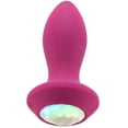 thumbnail image 1 of Power Gem Vibrating Petite Crystal Probe in Purple, 1 of 5