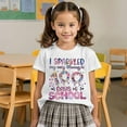 thumbnail image 4 of Toddler T Shirts Kids Summer Unisex 100 Days of School Print Celebration Short Sleeve T Shirts Boys Shirts White 6 Years-7 Years, 4 of 7