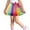 Multicolour, variant on SUXIAN Girls Skirts Bowknot Patchwork Color Mesh Tutu Ballet Dance Party Outfit For Kids Toddler Girl Skirts Multicolour 7-9 Years