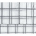 thumbnail image 4 of London Fog Grey Plaid Twin Flannel Sheet Set, 4 of 4