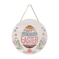 thumbnail image 2 of Wooden Welcome Sign Easter Door Hanger Festival Home Decor Handcrafted Rural Wall Decoration For Front Door Indoor Outdoor, 2 of 6