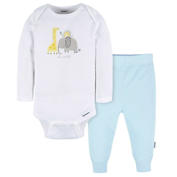 Gerber Essentials Set pañalero manga larga y pantalón unisex 3 meses