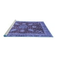 thumbnail image 2 of Ahgly Company Machine Washable Indoor Rectangle Abstract Blue Modern Area Rugs, 8' x 12', 2 of 4