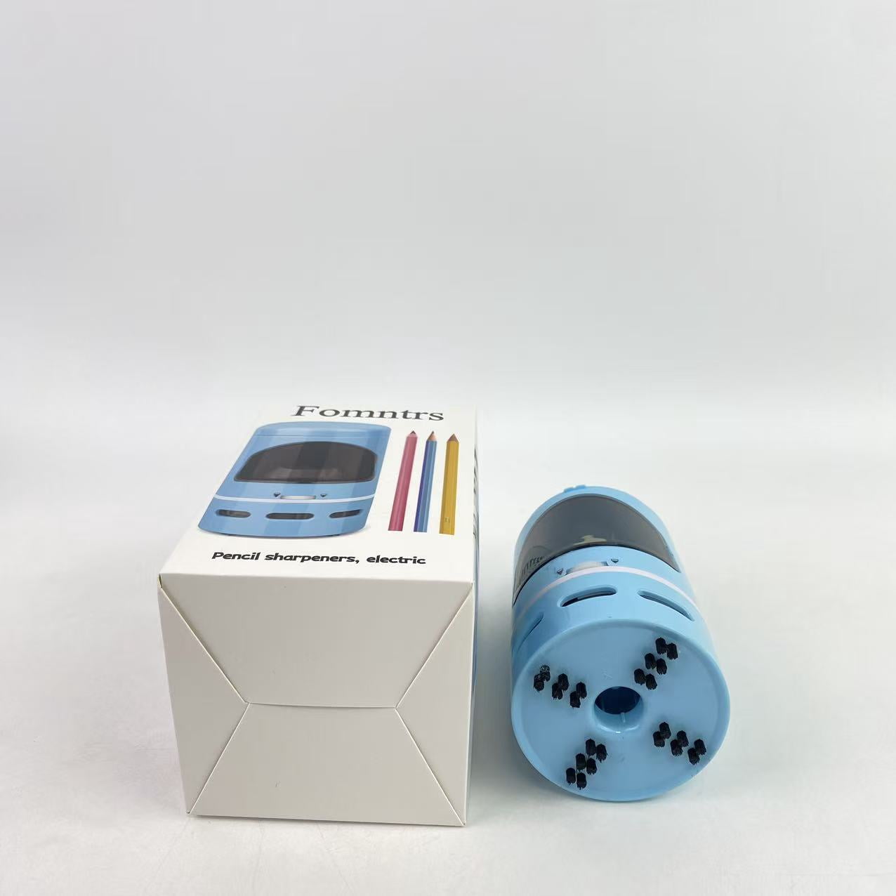 Fomntrs Pencil sharpeners, electric,2 in 1 Electric Pencil Sharpener with Mini Handheld Vacuums, Wireless Automatic Pencil Sharpener for 6.5-8mm Colored Pencils