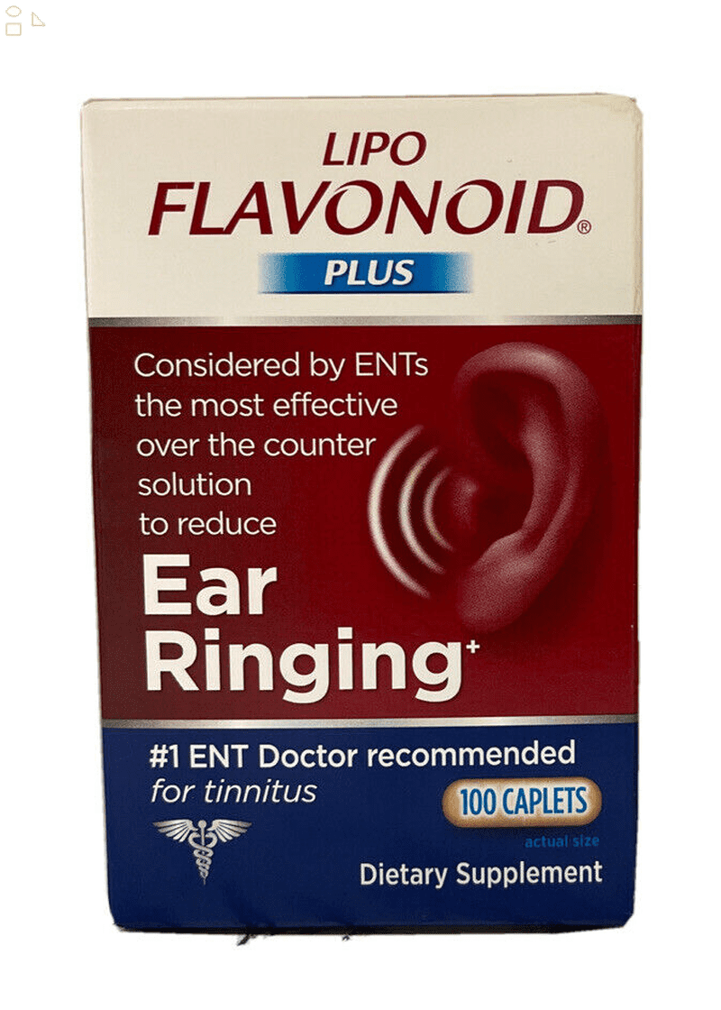 LipoFlavonoid plus 100 Caplets Inner Ear Ringing Health