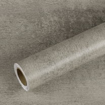 VEELIKE Brown Concrete Peel and Stick Wallpaper for Countertops Waterproof Concrete Contact Paper for Kitchen Self Adhesive Wall Paper Removable Vinyl Roll for Cabinets Walls 15.7"x118"