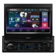 Nesa NSD-727B 1-Din DVD,CD,USB,AM/FM Receiver, w/ Motorized 7LCD, Bluetooth
