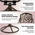 thumbnail image 3 of Magic Union 7 piece Cast Aluminum Outdoor Patio Dining Set, Bronze/Red, 3 of 9