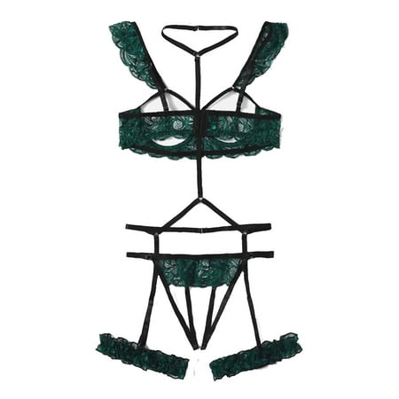 

Sleepwear Lace Underwear Fashion Ring Garter Steel Pajamas Lingerie