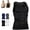 Black, variant on Selure Shaping Tank Men, Selure Compression Shirt, 2025 New Shaping Sleeveless Shirts for Men Build A Toned Body