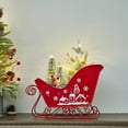 thumbnail image 6 of YINKUU Metal Sleigh Christmas Santa Sleigh Santa Sleigh Basket Table Top Christmas Decor Christmas Decorations Christmas Baskets for Gifts Empty Decor for Holiday Table, 6 of 16