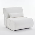 thumbnail image 7 of Soft Pellet Velvet Recliner, Comfortable Lounge Chair with Waist Pack Padding, Lazy Floor Single Sofa Chair with Pillow, Ideal for Living Room, Bedroom Office, 7 of 7