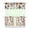 Gothic Halloween-109, variant on Spooky Cute Tier Curtains 3PC Set - Halloween Ghost Pumpkin Bat Design Kitchen Rod Pocket Window Panels
