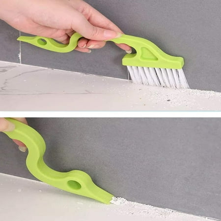 

5Pcs/Set Practical Tile Brush M-layered Bristle Convenient Cleaning Tools Tile Joint Brush Set for Window