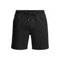 thumbnail image 6 of Dwelliawo Mens Shorts Midweight Beach Casual Elastic Waist Shorts Athletic Gym Shorts with Pockets Black S, 6 of 7