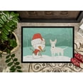 thumbnail image 3 of Carolines Treasures CK2058MAT Tapis Intérieur Ou Extérieur Bull Terrier Snowman Blanc 18 x 27 Po., 3 of 4