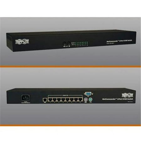 UPC: 0037332127532 | TRIPP LITE B072-008-1 8-Port NetCommander 1U Rackmount Cat5 KVM Switch