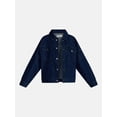 thumbnail image 6 of No Boundaries Oversized Denim Cotton Jacket, Women’s XXS-4X, 6 of 7