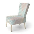 thumbnail image 2 of Designart "Multicolor Quilting Patchwork" Upholstered Patterned Accent Chair and Arm Chair, 2 of 5