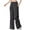 Gray, variant on Lmnyox Women's Fashion Cargo Pants with Pocket Wide Leg Athletic Trousers Loose Casual Elastic Waist Pants for Women