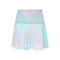 thumbnail image 4 of Women's Sheer Mesh Mini Skirts High Waist Solid See Through Skater Skirt Beach Cover-ups, 4 of 8