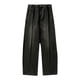 thumbnail image 2 of Pantalones de mezclilla rectos con bolsillos y estampado degradado vintage para hombre, 2 of 8