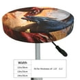 thumbnail image 3 of Cauagu Lava Dragon Print Round Stool Covers,Seat Cushion for Round Bar Stool Chair Seat Cover for Bar Round Chair Fits for 12/13/14in Bar Stool Cushion, 3 of 7