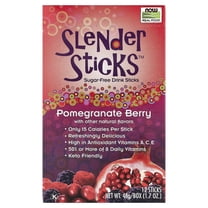 Now Foods Real Food Drink Mix, Pomegranate Berry, 1.7 Oz, 12 Sticks, 1 Count