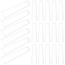 LOLIPPYY 50Pcs Clear Plastic Pencil Protectors Pencil Caps for Comfortable Safety