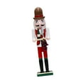 thumbnail image 5 of perfeclan Nutcracker Figurine Desktop Ornament Christmas Decoration Table Centerpiece Statue Sculpture for Festive Home Desktop Bedroom, 5 of 9