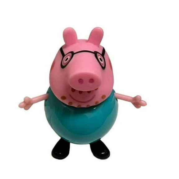 Figure Pvc Figurine Peppa Pig Daddy Pig Cake Topper