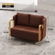 thumbnail image 1 of Leather Lazy Living Room Sofas Set Nordic Small Outdoor Modern Living Room Sofas Floor Luxury Canape Salon Home Furniture SR50LS My Lux Decor Round, 1 of 17