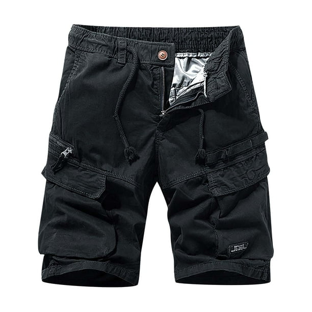 RXIRUCGD Mens Shorts Men s Shorts Multi Pocket Cargo Pants Loose