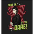 thumbnail image 2 of Beetlejuice Beetlejuice Come In If You Dare Adult Black Crew Neck Long Sleeve Tee-Small, 2 of 6