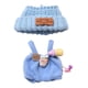 thumbnail image 2 of Mono para muñeca, trajes de muñeca con colgante, manos libres para niñas pequeñas, accesorios de fotografía flexibles, disfraces, ropa para muñecas de Azul con sombrero, 2 of 8