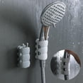 thumbnail image 3 of Soportes para cabezal de ducha Yjmei CHAO extraíbles sin perforaciones color gris, 3 of 5