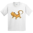 thumbnail image 3 of Inktastic Cute Smiling Bearded Dragon Youth T-Shirt, 3 of 5