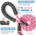 thumbnail image 2 of Reflective Traction Rope Multi-color Nylon Round Rope Large and Medium-sized Explosion-proof Dog Rope Foam Handle Traction Belt, 2 of 6