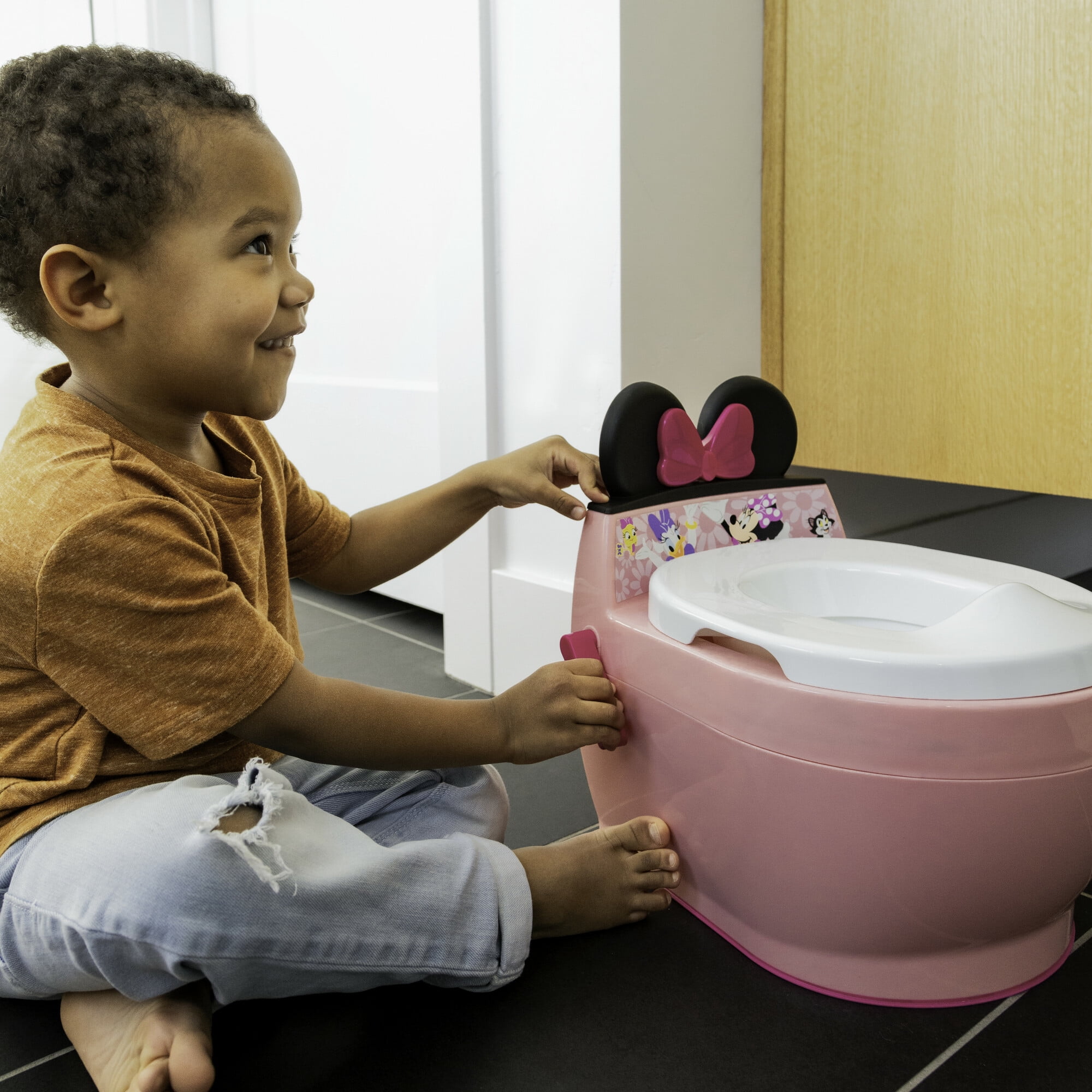 The First Years Brandclub The First Years Disney Minnie Mouse 2 in 1 Potty Toddler Toilet Seat