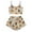 Beige, variant on WTOBBY Women's Retro Floral Halloween Pajama Set Sleeveless Vest with Adjustable Straps & Matching Shorts Breathable Sleepwear Two-Piece Set for Women Lounge Wear,Beige L