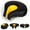 Yellow, variant on Black Friday TIMIFIS Camping Accessories WEST BIKING Autumn And Winter Warm Fleece Cap Headgear With Glasses Hole Christmas Gifts
