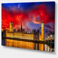 thumbnail image 2 of Maison du Parlement à River Thames - Impression sur Toile Paysage Urbain Moderne, 2 of 4