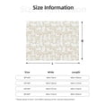 thumbnail image 5 of Uemuo White Rabbit Printed Throw Blanket for Couch, Fluffy Fuzzy Blankets for Bed, Sofa, Cozy Flannel Faux Fur Blanket-, 5 of 6