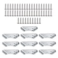 thumbnail image 2 of AMLESO 2xCorner Braces for Woodworking Angle Braces Multifunctional Small Right Angle Brackets Corner Fasteners for Drawer Cabinet Box , 10pcs, 4 Pcs, 2 of 6